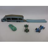 DINKY - Talbot Lago 23K, Cooper-Bristol 23G, Connaught 236 and a Pulmore Car Transporter 582 with
