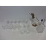 Selection of assorted boxed & unboxed crystal & glass wares inc Royal Worcester 'Grand Chateau'