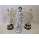 Two Wedgwood Ltd edition figures "The Herculaneum Dancers Collection",