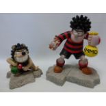 Robert Harrop - Beano figures Big Dennis BDB01 and Big Gnasher BDB02.