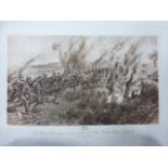 First half 20thC print "Berkshire Yeomanry in action at Chocolate Hill, Suvla Bay,