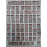 Stamps - GB QV 1d plates, mostly I.D (81 in total).
