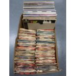 A collection of three hundred+ singles(45s) & fifty+ LPs mainly from the 60/70s various genre,