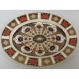 Royal Crown Derby Imari pattern 1128, Oval shaped 34.5cm platter.