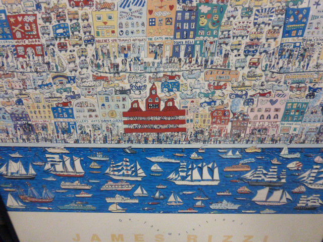 After James Rizzi (American 1950-2011) - two large poster prints, - Image 2 of 2