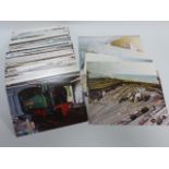 Collection of 350+ Railway related photographs, all with hand written description to verso,