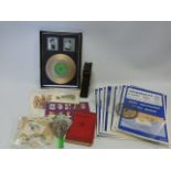 Selection of assorted items inc twenty Admiralty charts, small craft editions,