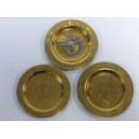 Trench Art - Three RAF circular 10.