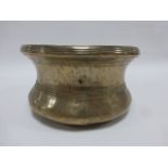 A bronze mortar/bowl, 15cms in diameter.