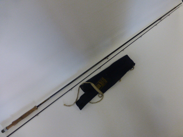 Fishing - Hardys, Richard Walker #8/9 / (9`3") fly rod with canvas bag.