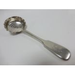 Russian silver caster spoon with town mark of Odessa and B.Λ over 1864, ГЕРЕСТЪ, 65.3g.