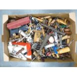 Large collection of assorted corkscrews & bottle openers.