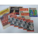 Football interest - Liverpool Yeah, Yeah, Yeah! newspaper 1965, Liverpool programmes 1963 x 3,