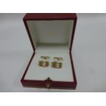 Gentleman's Cartier Trinity 18k three co