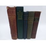 Books - five volumes: Some Account of Lo