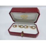 Gentleman's Cartier Trinity 18k three co