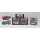 COLLECTION OF RIO DIE-CAST MODELS OF VW BEETLES, six boxed scale 1:43 together with two Minichamp
