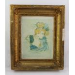 AFTER HENRI DE TOULOUSE-LAUTREC "Mademoiselle Marcelle Lender" a colour print, bears pencil