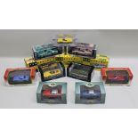 TWELVE VARIOUS BOXED DIE-CAST VEHICLES including Vanguard Series, two Triumph TR7's and Talbot Lotus