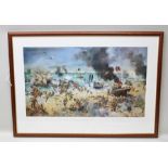 AFTER TERENCE CUNEO "D-Day, 6th June 1944", a colour Print commissioned by The Army Benevolent