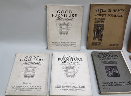 A SELECTION OF EARLY 20TH CENTURY REFERENCE MAGAZINES AND ANNUALS TO ART, ANTIQUES AND INTERIORS, to - Image 4 of 6