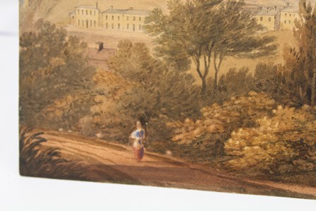 JOHN VARLEY (1778-1842) "View at Torquay, Devon", Watercolour painting, signed and inscribed in - Image 5 of 9