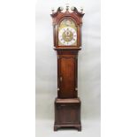 GEORGE PRITCHARD - MADELEY A late 18th/early 19th century mahogany longcase clock having swan neck