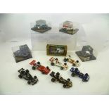 FOUR LIMITED EDITION "VITESSE" CHEVROLET CORVETTE RACING CARS in clear hard plastic boxes, one other