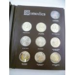 THE SHAKESPEARE MEDALS - FIRST EDITION STERLING SILVER PROOF SET, manufactured by John Pinches,