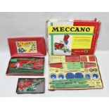 MECCANO NO. 4 OUTFIT, in original vendor's box, together with Additional Accessory Outfit no.4A