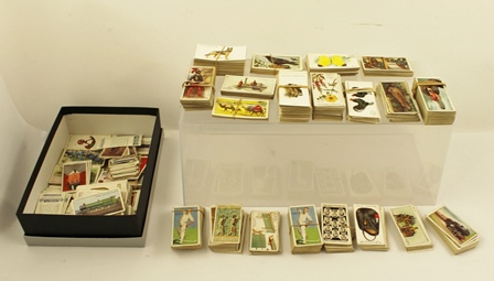 VARIOUS SETS AND PART SETS OF CIGARETTE CARDS to include Players Transfer Wild Animal Heads,