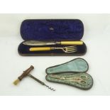 A PAIR OF JAMES DIXON AND SONS SILVER PLATED GRAPE SCISSORS with engraved vine leaf decoration, in