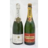 POL ROGER NV Champagne, 1 bottle PIPER HEIDSIECK NV, 1 bottle (2)