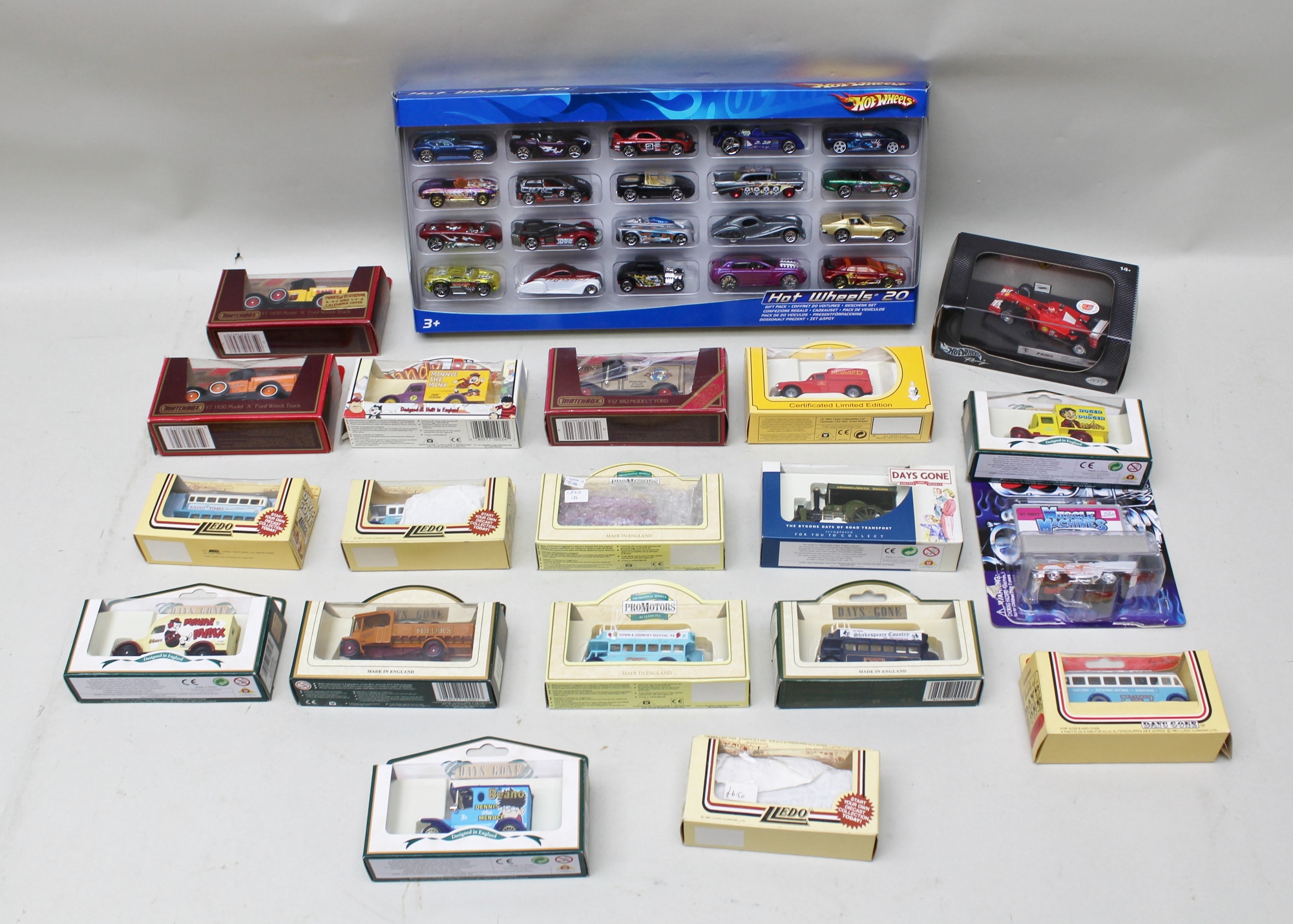CORGI DIE-CAST VEHICLE SETS including Dandy Desperate Dan & Corky the Cat, Fo the Bear and Beryl the