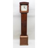 JAMES MOORE OF CHELTENHAM A LATER CASED CIRCA 1800 LONGCASE CLOCK, having 30-hour movement with