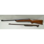 "BSA METEOR" AIR RIFLE calibre .177, break barrel action (no trigger guard or near sight, plus