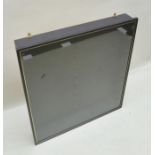 A "PICTURE PRIDE DISPLAYS LTD" GLASS FRONTED WALL MOUNTING MODEL DISPLAY CABINET with seven