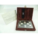 THE UNITED KINGDOM 1996 SILVER ANNIVERSARY ROYAL MINT COLLECTION, contains seven proof versions of