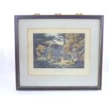 AFTER R. HAVELL JNR. Game shooting scenes, a set of four early 19th century coloured Engravings, "