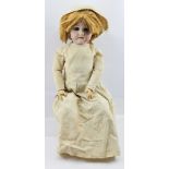 A LATE 19TH/EARLY 20TH CENTURY SIMON & HALBIG (GERMANY) BISQUE HEADED DOLL impressed "Julia" 1349,