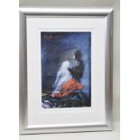 ROLF HARRIS "My Lovely Alwen", a colour Giclee proof print 2/10, signed, 56cm x 37cm in silvered