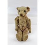 A TEDDY BEAR, considered to be "Farnell" or early "Merrythought", circa 1930's, having web type