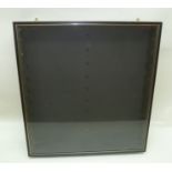A "PICTURE PRIDE DISPLAYS LTD" GLASS FRONTED WALL MOUNTING MODEL DISPLAY CABINET with 14