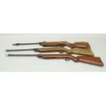 CADET "S" AIR RIFLE calibre .177, break barrel action, serial no. 1569354, and TWO ORIGINAL AIR