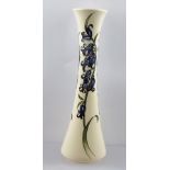 A MOORCROFT CERAMIC VASE, designed by Kerry Goodwin, tube lined and hand painted in the "Bluebell