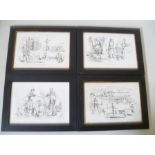 AFTER HENRY ALKEN "Shooting Scenes", a set of four Etchings, taken from scrapbook sketches,