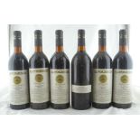 CAPOGRECO 1984 Riverside Avenue Mildura Shiraz (Museum Release) matured in oak, bottled 1992, 6 x