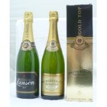 HEIDSIECK MONOPOLE 2004 Champagne, 1 bottle in card box LANSON NV Champagne, bottled 2011, 1 bottle