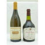 COTES DU RHONE 1985 Cellier Des Dauphins, 1 bottle CLOS DE NOUYS 2004 Vouvray, 1 bottle (2)