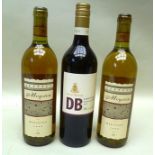 DE BORTOLI FAMILY SHIRAZ CABERNET SAUVIGNON 2013, 1 bottle MOYSTON RIESLING 1998, 2 bottles (3)